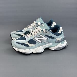 New Balance Navy and Cream Athletic Shoes